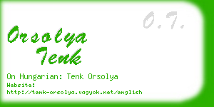 orsolya tenk business card